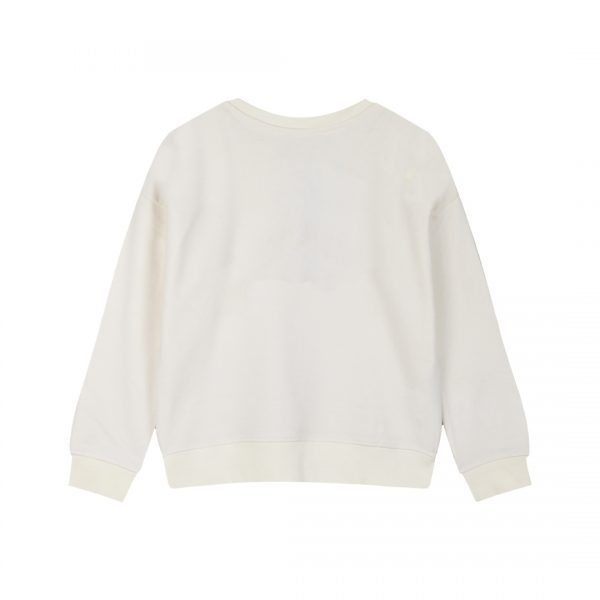 Boutique fleece shirt with pearls print for girls