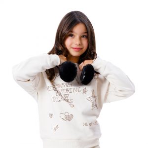 Boutique fleece shirt for girls