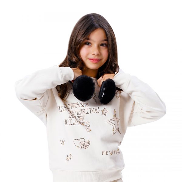 Boutique fleece shirt for girls