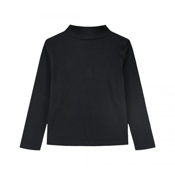 Boutique turtleneck shirt with print for girls
