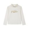Boutique turtleneck shirt with print for girls