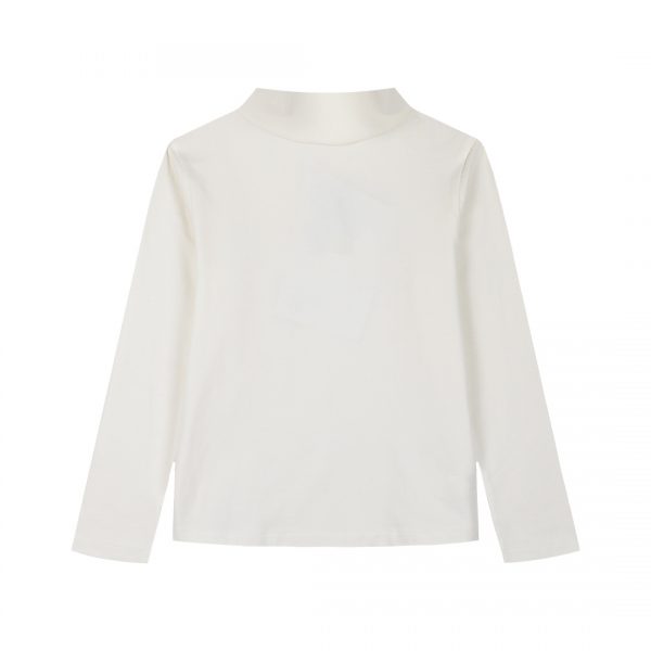 Boutique turtleneck shirt with print for girls