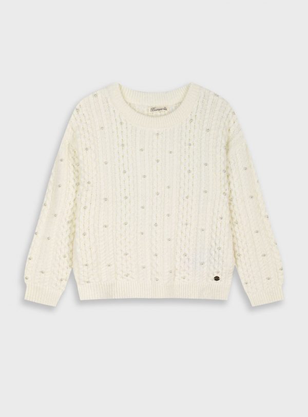 Boutique cableknit sweater
