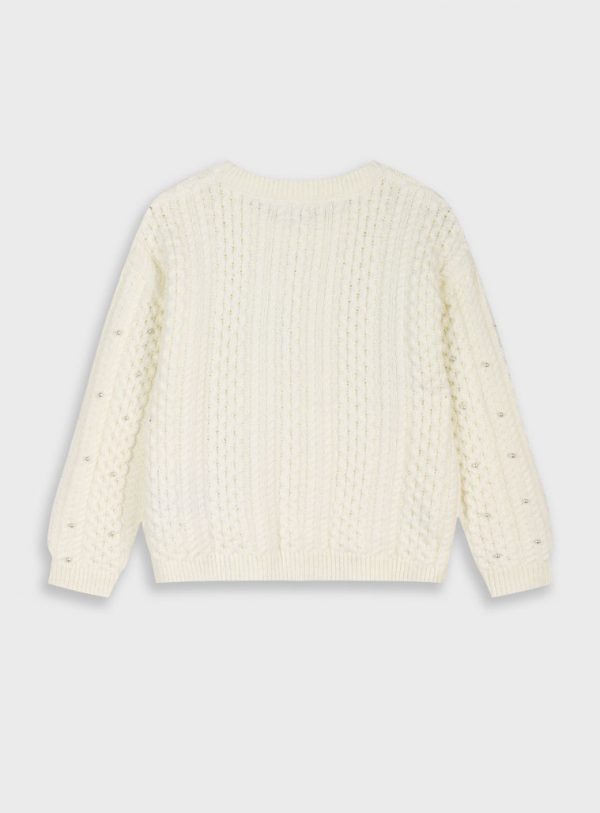Boutique cableknit sweater