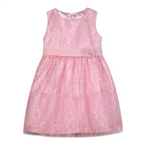 Girl΄s dress with embroidered details
